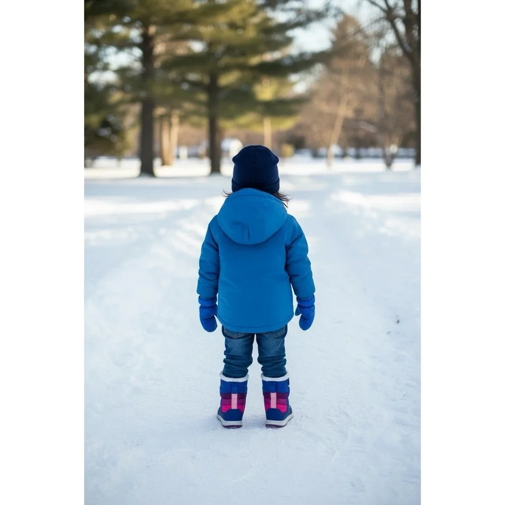 Merrell‎ Girls Rainbow Alpine Puffer Waterproof Boot Infant Toddler Size 5M